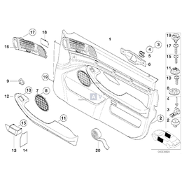 Osłona głośnika - 51418179000