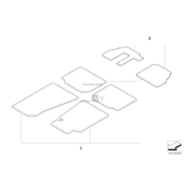 Dywaniki podłogowe - 82110417927