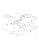 Siłownik reg. wysokości z tyłu - 52101377044