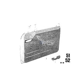 Podłokietnik lewy - 51411816281