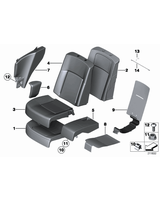 Element piankowy fotela komfort. lew. - 52209182478