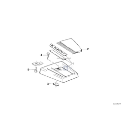 Dla samochodów z Wersja ze skóry, Osłona - 51162231538