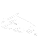 Osłona dekoracyjna konsoli środkowej - 51167975240
