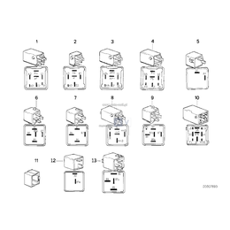 Wtyczka połączeniowa św. postojowych - 61311378525