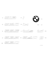 Emblemat 530 - Oryginał BMW - 51148148829