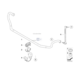 Stabilizator przedni - 31352283965