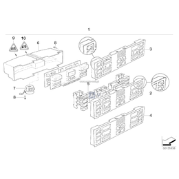 Panel obsługi automatycznej klimatyzacji - 64118369783