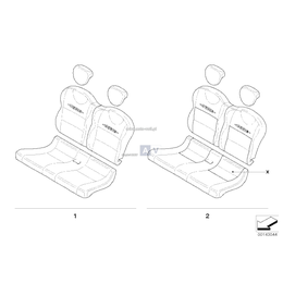 Skóra Original MINI panther black, Kanapa tylna - 52200395816