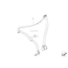 Pas bezp. przedni prawy z ogran. siły - 72119160104