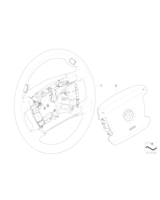 Koło kierownicy skórzane - 32306772165