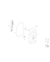 Lampa tylna w błotniku prawa - 63217167412