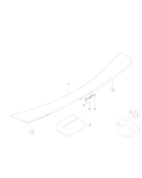 Tylny spoiler gruntowany - 51712490022
