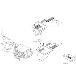 Schowek środkowy w konsoli środkowej - 51168402943