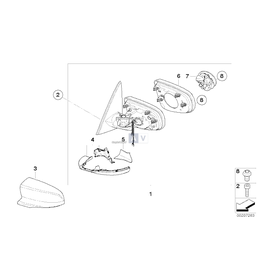 Osłona mechanizmu lewa - 51167233053