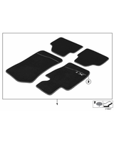 Satz Fussmatten Textil Sdrive - 51472158685