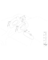 Osłona p-słon./lusterko podświetl.prawa - 51167263956