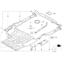Mocowanie instalacji zasil. pow., lewe - 41008209467