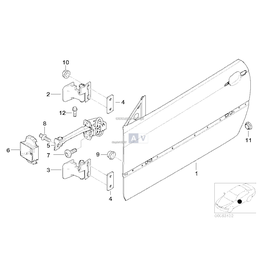 Drzwi przednie lewe - 41517038091