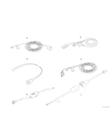 Kabel napr. nap. pasa/styk fotela - 61129118095