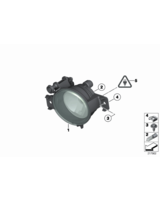 Lampa przeciwmgłowa prawa - 63177224644