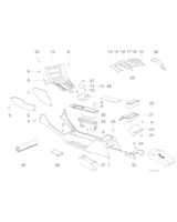 Osłona dźwigni sterującej Steptronic - 51168221522