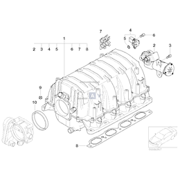 Uszczelka metalowa, z 2 punktami mocowania - 11617509980