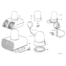 Lampa sygnalizacyjna czerwona - 63171354722