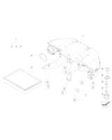 Filtr powietrza - 13717798340