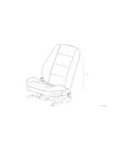 Fotel przedni lewy, materiał - 52109066331