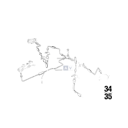 Przewód hamulcowy, rurka, nie pasuje do - 34324450319