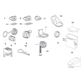 Wspornik wtyczki diagnostycznej - 61131388867