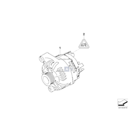 Śruby alternatora kpl. BMW E60 E61 E63 E65 E70 E83 E87 E90 E91 F01 F10 F25 - 12310392568