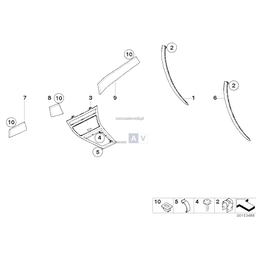 Oryginał BMW - 51453416043