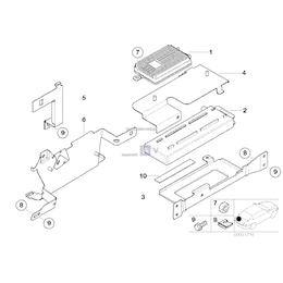 Kabłąk mocujący urządzenie nad.-odb. - 84136902490