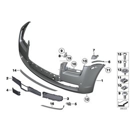Śruba BMW E71 K02 K03 K21 K22 K23 K25 K27 K46 K47 K48 K52 K54 K61 K70 K71 - 51117707528