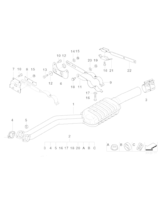 Katalizator patrz HG11, Tłumik wstępny - 18101437831