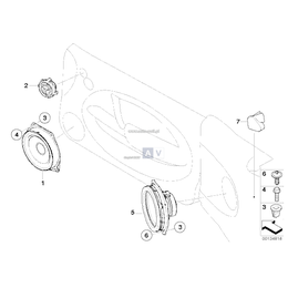 Głośnik tylny Harman Kardon - 65139143125