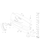 Tapicerka drzwi przednich,materiał,praw - 51419167798