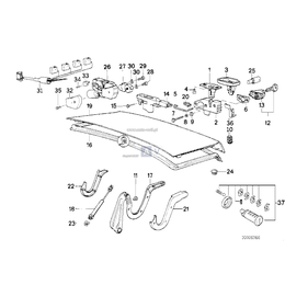 Zestaw naprawczy wkładu zamka - Oryginał BMW - 51249061540