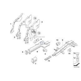 Element podłużnicy przedniej prawej - 41117174280