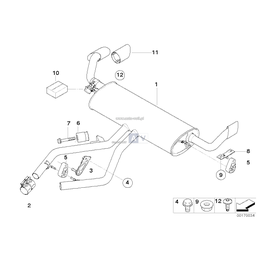Oryginał BMW - 18307581934