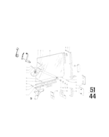 Szyba drzwi przezroczysta przednia lewa - 51321813183