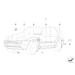 Fartuch przedni z PDC z SRA - 51190303101