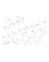 Uchwyt filtr powietrza, dolny - 41148147932