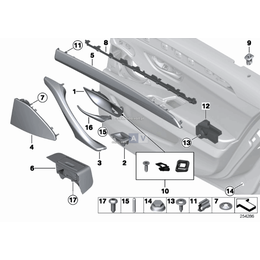 Popielniczka w drzwiach tylnych prawych - 51427226452