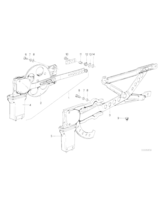 Elektr.siłownik szyby przedni lewy - 51331857843