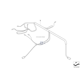 Wiązka przewodów tablicy przyrządów - 61119222423