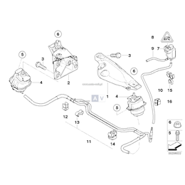 Rubber mounting - 22116784416