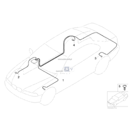 Przewód czujnika RDC /sterownik - 61116923120