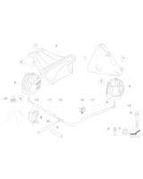 Rubber mounting - 22116760332